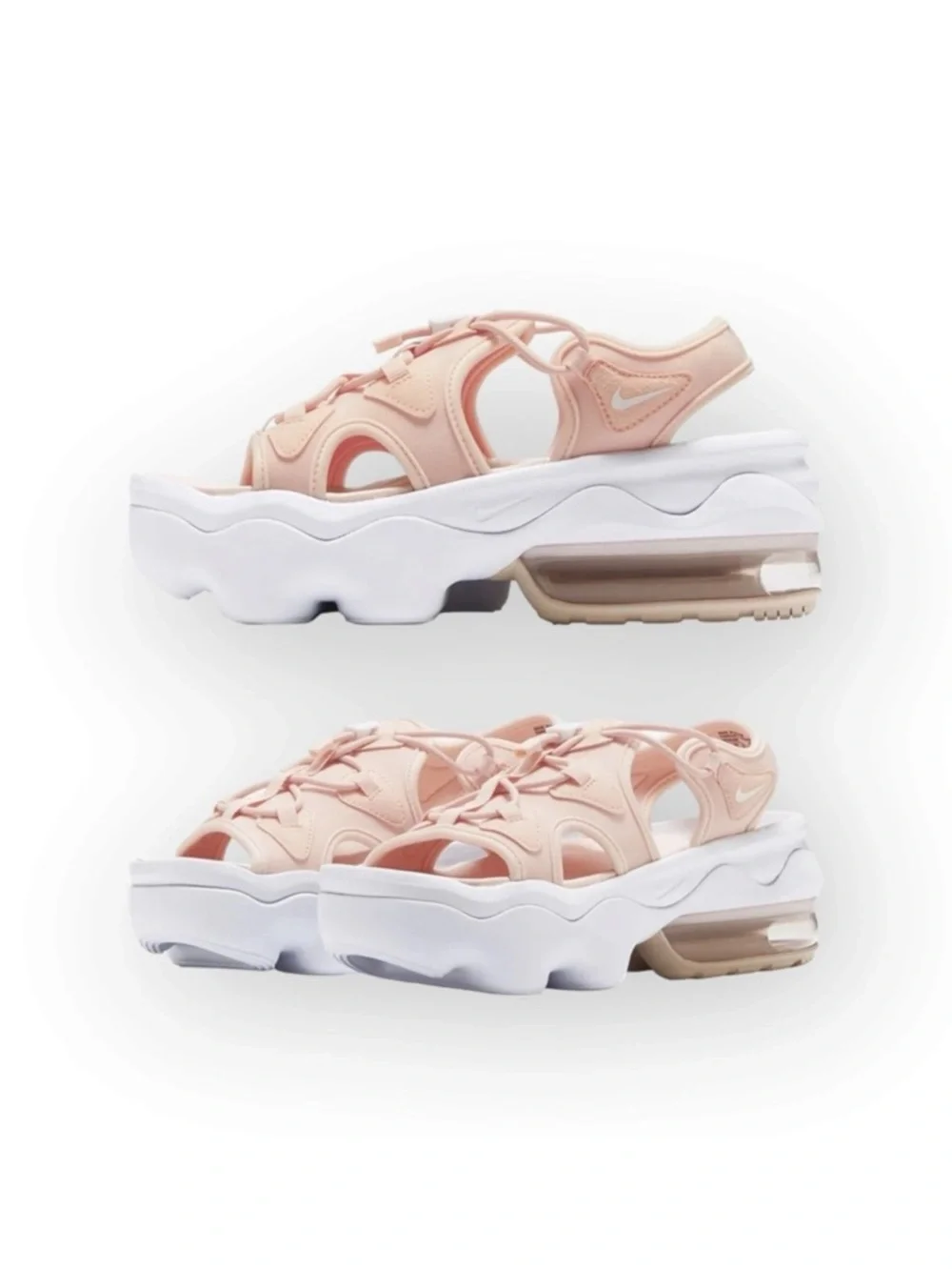 Nike ✔︎ Iconic Air Max Koko Neoprene Platform Sandals ✔︎ Washed Coral ✔︎ 8M 39